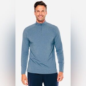 Coolibar Men’s Sonoma Quarter-Zip Pullover – Size XL NWT –UPF 50+ Sun Protection